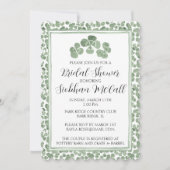 Aangepaste Waterverf Celtic Clover Shamroch Irish Kaart (Voorkant)