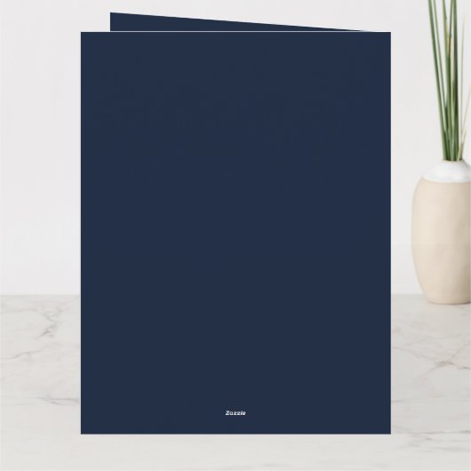 Aangepaste Waterverf Christmas Bunny Rabbit Kaart (Achterkant)