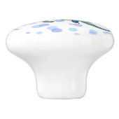 Aangepaste Waterverf draak   Keramische Knop (Zijkant)