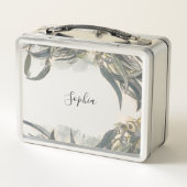 Aangepaste Waterverf Eucalyptus laat groen over (Achterkant)