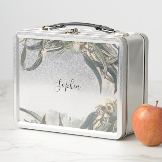 Aangepaste Waterverf Eucalyptus laat groen over (In situ)