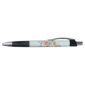 Aangepaste Waterverf Floral en Stripes Pen (Bovenkant)