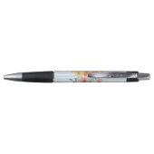 Aangepaste Waterverf Floral en Stripes Pen (Achterkant)
