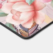 Aangepaste Waterverf Floral Pattern Bureaumat (Hoek)