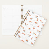Aangepaste Waterverf Fox Planner (Display)