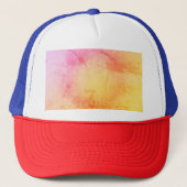 Aangepaste Waterverf Gradient Trucker Hat Pet (Voorkant)
