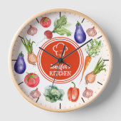 Aangepaste Waterverf groenten keuken (Voorkant)