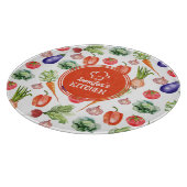 Aangepaste Waterverf groenten keuken Snijplank (Hoek)