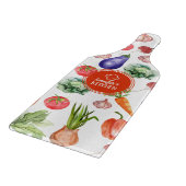 Aangepaste Waterverf groenten keuken Snijplank (Hoek)