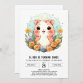 Aangepaste Waterverf Hamster Verjaardag Kaart (Voorkant / Achterkant)