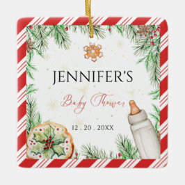 Aangepaste Waterverf Hand getrokken Gezellige Vaka Keramisch Ornament