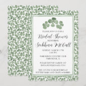 Aangepaste waterverf Keltische klaver Schotse Iers Kaart (Voorkant / Achterkant)