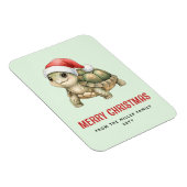 Aangepaste waterverf Kerstschildpad Sinterklaashoe Magneet (Rechterzijde)
