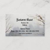 Aangepaste Waterverf Landschap Schilderachtig Bome Visitekaartje (Voorkant)