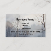 Aangepaste Waterverf Landschap Schilderachtig Bome Visitekaartje (Voorkant)