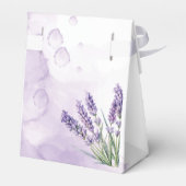 Aangepaste Waterverf Lavendel Tuin Bruiloft Bedankdoosjes (Achterkant)