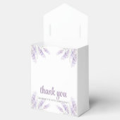 Aangepaste Waterverf Lavendel Verjaardagsbrunch Bedankdoosjes (Geopend)
