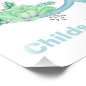 Aangepaste Waterverf Letter G Foto afdrukken (Hoek)