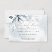 Aangepaste Waterverf met blauw olievlek Kaart (Voorkant)