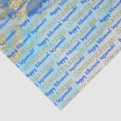 Aangepaste Waterverf met blauwvintonijn op basis v Tissuepapier (Detail)