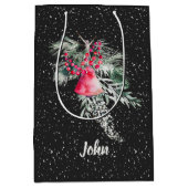 Aangepaste Waterverf Modern Botanische Vrolijk Ker Medium Cadeauzakje (Voorkant)