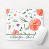 Aangepaste Waterverf Muismat voor moeders en oma's (Met muis)