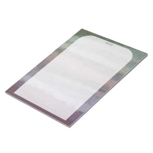 AANGEPASTE Waterverf OMbre-lijst: winkelnotities Notitieblok (Schuin)