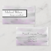 aangepaste waterverf ontwerp visitekaartjes sjablo (Voorkant / Achterkant)