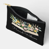 Aangepaste waterverf open boek bloemen bloemstuk  etui (Open)