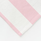 Aangepaste Waterverf Roze Zwannaam Fleece Deken (Hoek)
