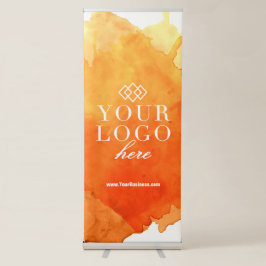 Aangepaste Waterverf Show banner Logo Roll-up Banner