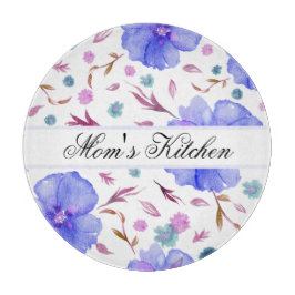 Aangepaste Waterverf Snijplank – Bloemengeschenk