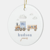 Aangepaste Waterverf trein Ornament (Links)