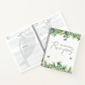 Aangepaste Waterverf uit de familie, keuken Notitieboek (Binnen)