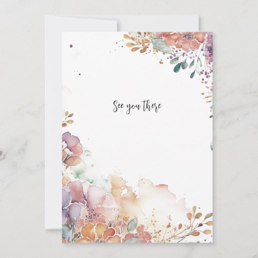 Aangepaste Waterverf van het Afstuderen van het Ve Kaart (Achterkant)