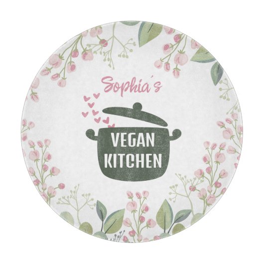 Aangepaste Waterverf Vegan Snijplank (Voorkant)