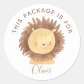 Aangepaste Waterverf-verbindingspakket voor geluid Ronde Sticker (Voorkant)