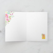 Aangepaste waterverf verjaardagskaart kaart (Binnen)