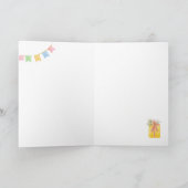Aangepaste waterverf verjaardagskaart kaart (Binnen)