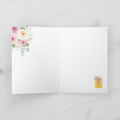 Aangepaste waterverf verjaardagskaart kaart (Binnen)