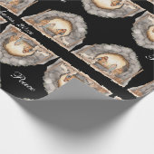 Aangepaste Waterverf Vintage kerststal Cadeaupapier (Hoek)