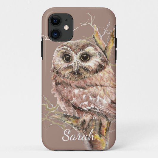 Aangepaste Waterverf vogelgriep bevestigen Case-Mate iPhone Case (Achterkant)