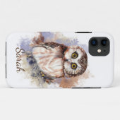 Aangepaste Waterverf vogelgriep bevestigen Case-Mate iPhone Case (Achterkant (horizontaal))