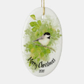 Aangepaste Waterverf vogelpopulaire vogelboom Keramisch Ornament (Rechts)