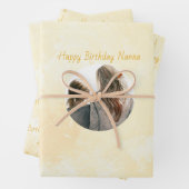 Aangepaste Waterverf voor Flower Shape Photo Paste Inpakpapier Vel (In situ)