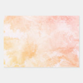 Aangepaste Waterverf voor Flower Shape Photo Paste Inpakpapier Vel (Voorkant 3)