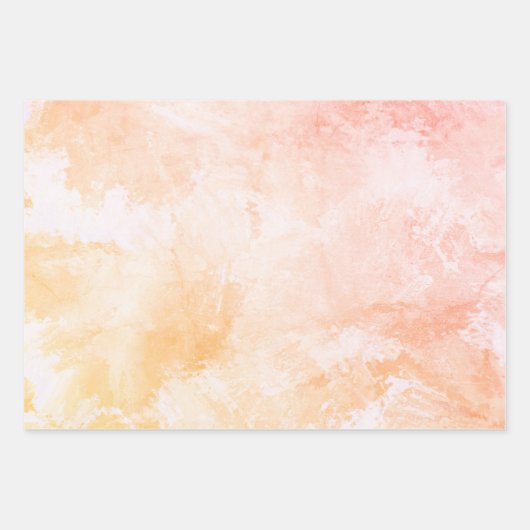 Aangepaste Waterverf voor Flower Shape Photo Paste Inpakpapier Vel (Voorkant 3)