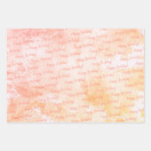 Aangepaste Waterverf voor Flower Shape Photo Paste Inpakpapier Vel (Voorkant 2)