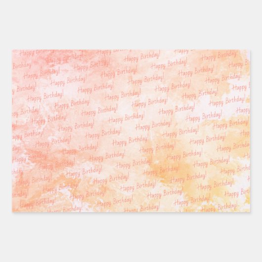 Aangepaste Waterverf voor Flower Shape Photo Paste Inpakpapier Vel (Voorkant 2)