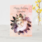 Aangepaste Waterverf voor Flower Shape Photo Paste Kaart (Gele Bloem)